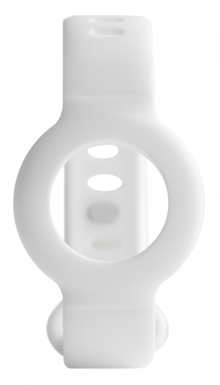 DELTACO Apple AirTag, Silikonarmband, Vit