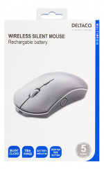 DELTACO Trådlös mus med USB mottagare