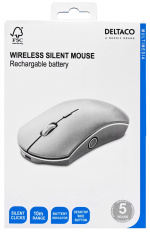 DELTACO Trådlös mus med USB mottagare