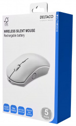 DELTACO Trådlös mus med USB mottagare