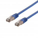 Deltaco S/FTP Cat6 patch cable 1.5m 250MHz Deltacertified LSZH blue