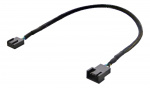 Deltaco Extension cable for 4-pin fans 0.3m, black