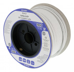 Deltaco U/UTP Cat6a installation cable slim 28AWG 100m LSZH white