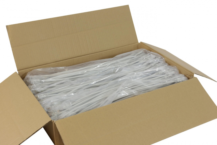 Deltaco 50-pack U/UTP Cat6 patch c., 0,5m, Delta-certif, LSZH, grey