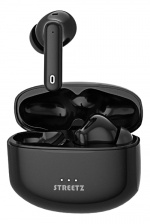 STREETZ True Wireless Stereo, aktiv brusreducering (ANC), in-ear, mattsvart