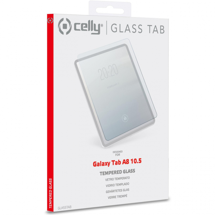 Celly Skärmskydd Härdat glas Galaxy Tab A8 10,5 Celly Skärmskydd Härdat glas Galaxy Tab A8 10,5