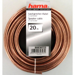 Hama Högtalarkabel 2x0.75mm2 Transparent 20m