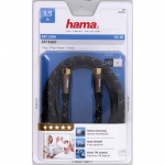 Hama Kabel Antenn SAT 120dB F-Plug-F-Plug Svart 1.5m Hama Kabel Antenn SAT 120dB F-Plug-F-Plug Svart 1.5m