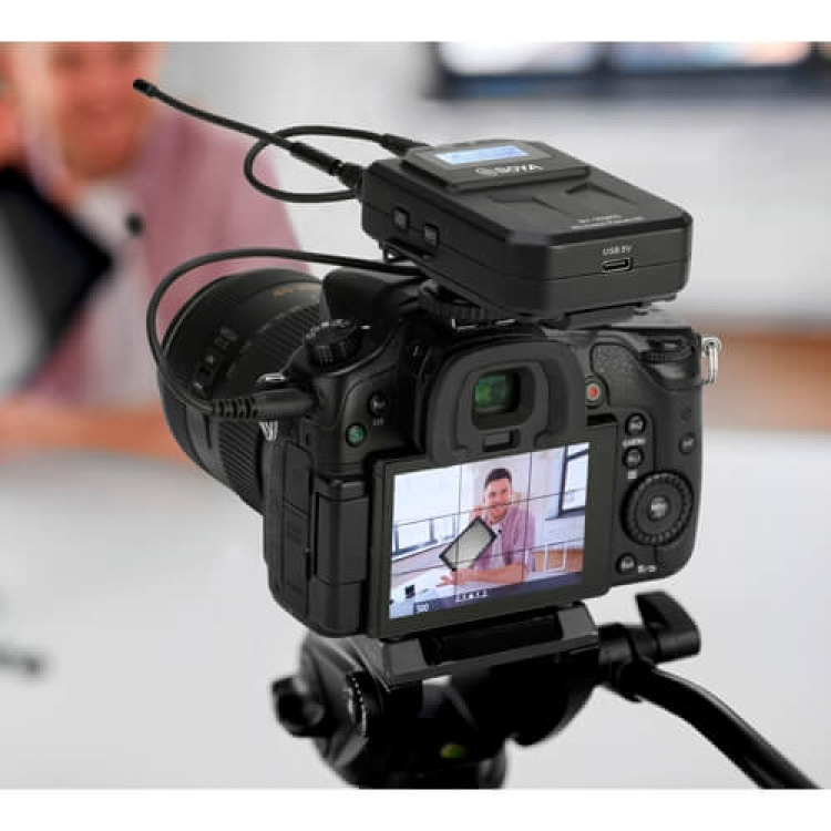 BOYA Mikrofon Lavalier Trådlös UHF BY-WM6S 3.5mm & XLR