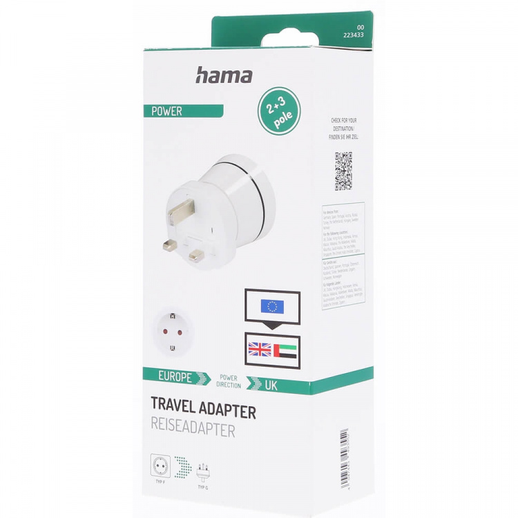 Hama Reseadapter EU-UK