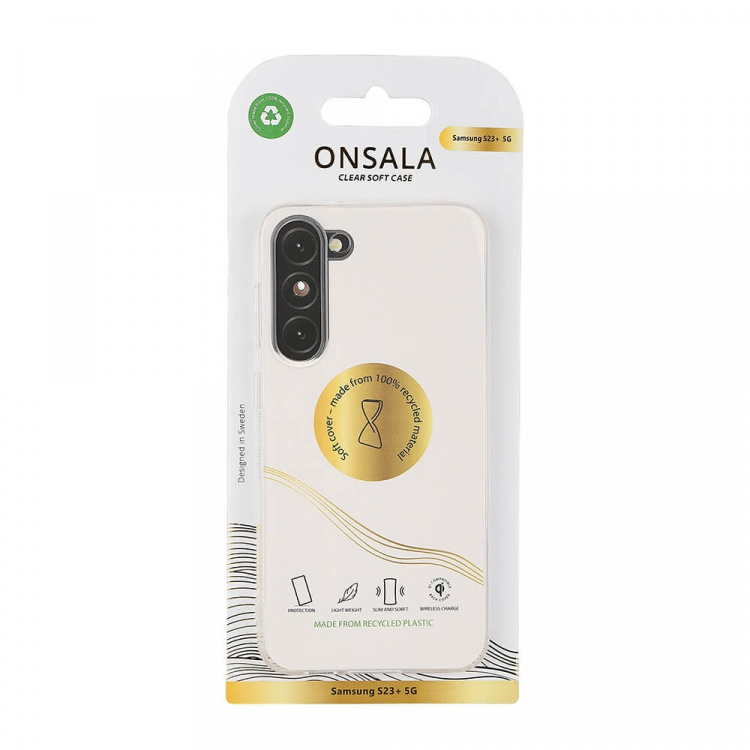 Onsala Mobilskal Återvunnen TPU Transparent - Samsung Galaxy S23+ 5G