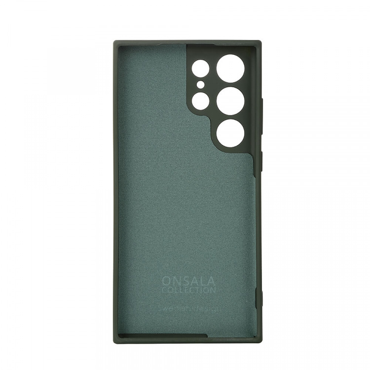 Onsala Mobilskal Silikon Olive Green - Samsung S23 Ultra 5G
