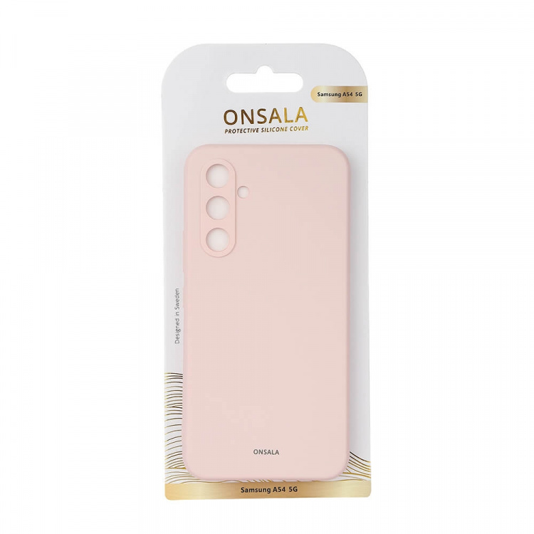 Onsala Mobilskal Silikon Chalk Pink - Samsung Galaxy A54 5G Onsala Mobilskal Silikon Chalk Pink - Samsung Galaxy A54 5G