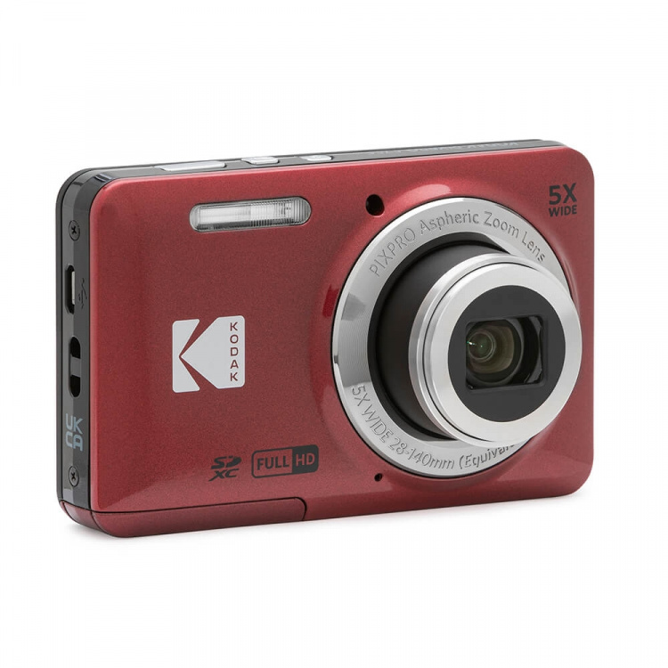 Kodak Digitalkamera Pixpro FZ55 CMOS 5x 16MP Röd