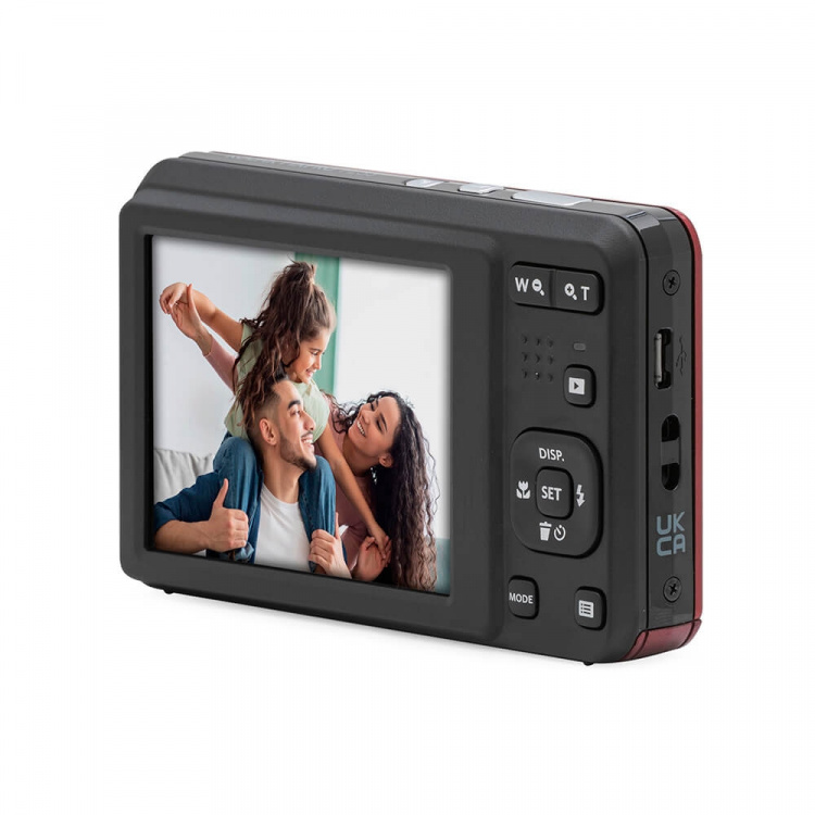 Kodak Digitalkamera Pixpro FZ55 CMOS 5x 16MP Röd