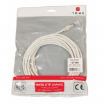 Triax Nätverkskabel CAT6 UTP PVC 5.0m Vit