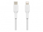 Belkin Boost Charge Lightning - USB-C Flätad 1m  Belkin Boost Charge Lightning - USB-C Flätad 1m