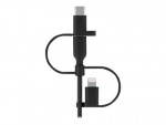 Belkin Boost 3 i 1 kabel, Lightning, Type C, Micro USB 