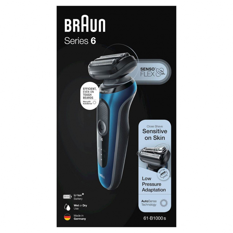 Braun Rakapparat Shaver 61-B1000s Blue