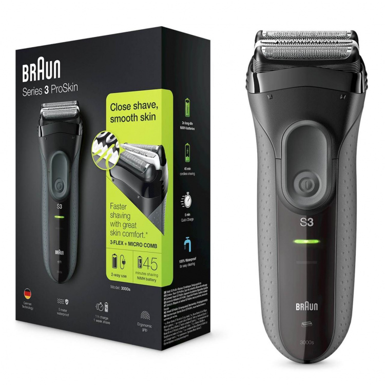 Braun Rakapparat Shaver Proskin 3000s
