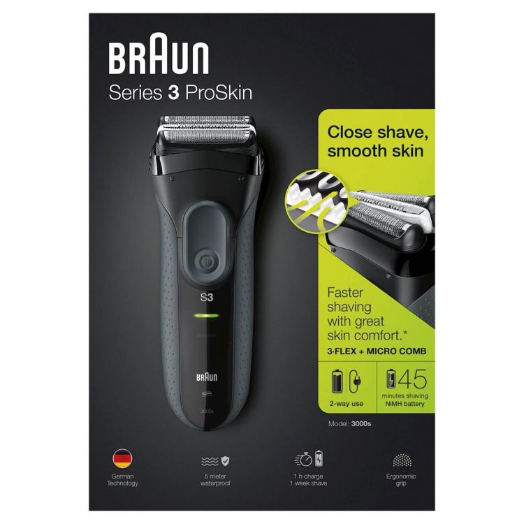 Braun Rakapparat Shaver Proskin 3000s