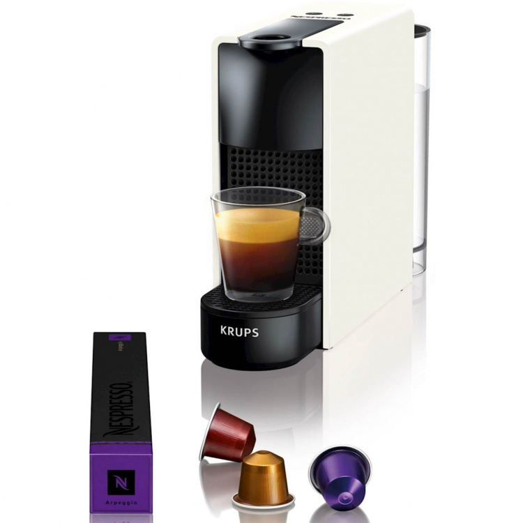 Krups Kapselmaskin Essenza Mini, 0,6 l. Vit