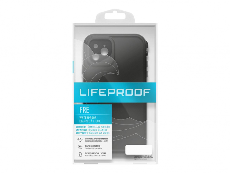 Lifeproof Fre Vattentät skal iPhone 11, Svart