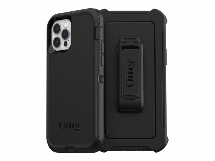 Otterbox Defender - Skyddsfodral till Iphone 12/12 Pro, Svart