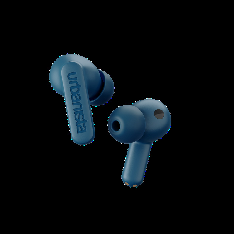 Urbanista Atlanta - In-Ear TWS-Hörlurar med Hybrid ANC, Steel Blue Urbanista Atlanta - In-Ear TWS-Hörlurar med Hybrid ANC, Steel Blue