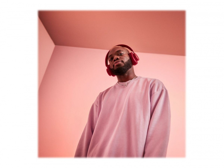 Urbanista Miami - Trådlösa Over-Ear Hörlurar med ANC, Ruby Red