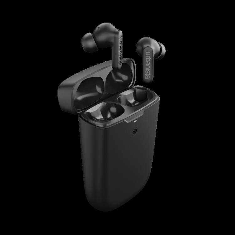 Urbanista Phoenix - In-Ear TWS Hörlurar med Hybrid ANC, Midnight Black Urbanista Phoenix - In-Ear TWS Hörlurar med Hybrid ANC, Midnight Black