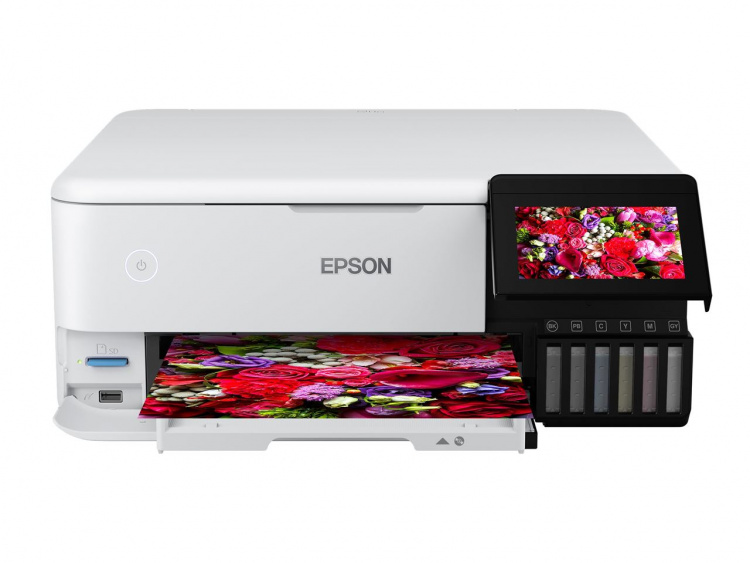 Epson EcoTank ET-8500 Fotoskrivare, Vit