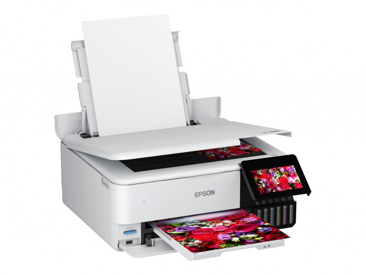 Epson EcoTank ET-8500 Fotoskrivare, Vit
