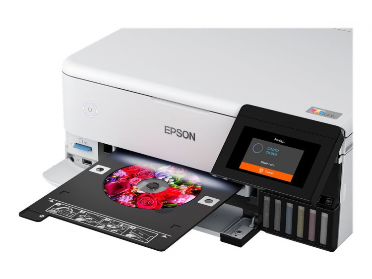 Epson EcoTank ET-8500 Fotoskrivare, Vit