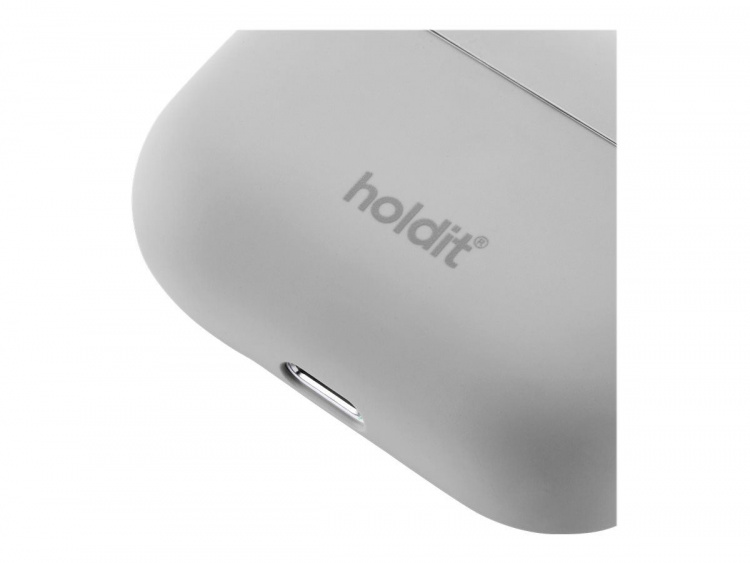 Holdit Nygård Silicone Case - Fodral till Airpods Pro, Taupe