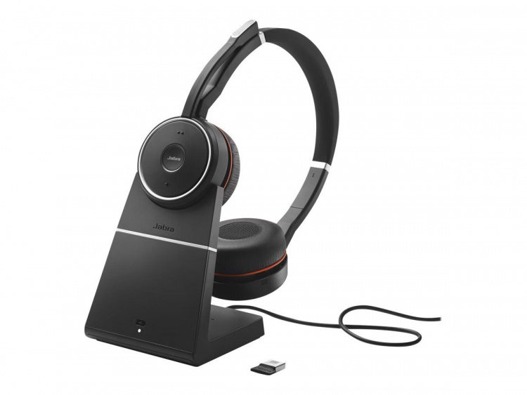 Jabra Office, Trådlösa Hörlurar, Evolve 75 SE Link380a UC Stereo Stand Jabra Office, Trådlösa Hörlurar, Evolve 75 SE Link380a UC Stereo Stand