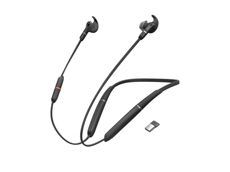 Jabra Office Trådlösa hörlurar, Jabra Evolve 65E Link 370 Ms Jabra Office Trådlösa hörlurar, Jabra Evolve 65E Link 370 Ms