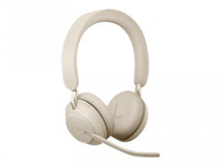 Jabra Office Trådlösa Hörlurar, Jabra Evolve2 65 Link380a Ms Stereo Beige