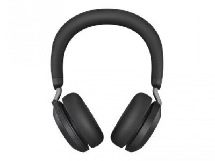 Jabra Office Trådade Hörlurar med Laddställ, Jabra Evolve2 75 Link380a Ms Stereo, Black