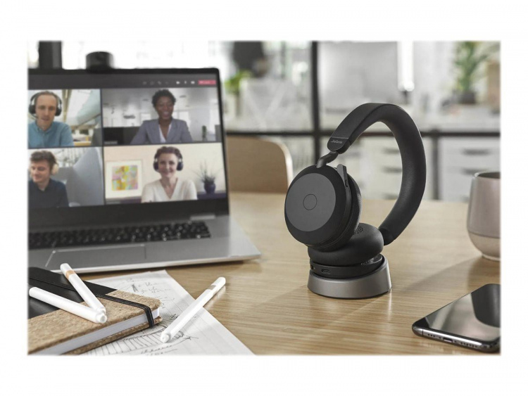 Jabra Office Trådlösa Hörlurar, Jabra Evolve2 75 Link380a Uc Stereo Black