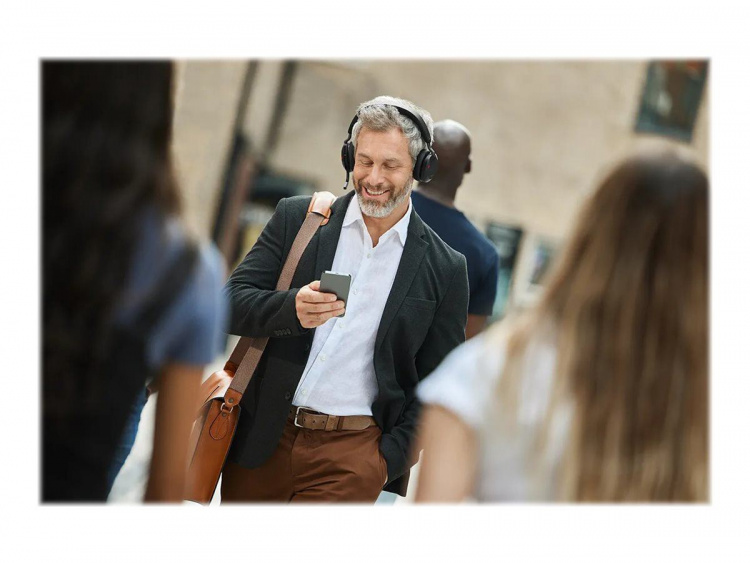 Jabra Office Trådlösa Hörlurar med Laddställ, Jabra Evolve2 75 Link380c Ms Stereo Black