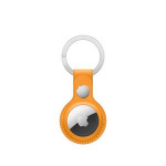 Apple AirTag Leather Key Ring - California Poppy