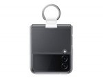 Samsung Galaxy Flip4 Clear Cover With Ring Transparent