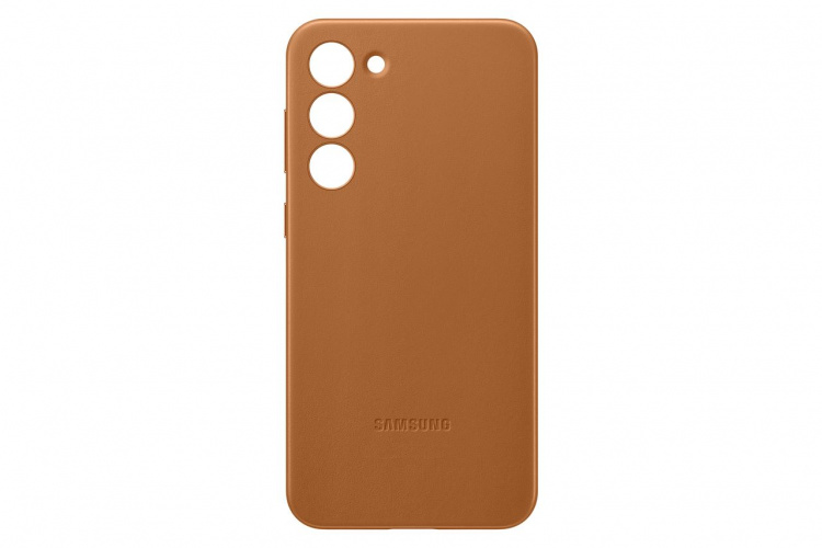 Samsung Galaxy S23 Plus Leather Case Camel