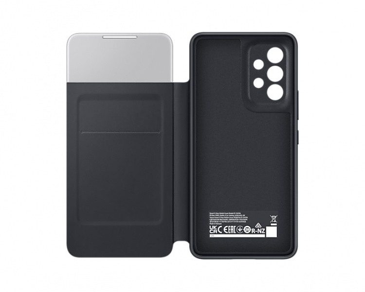 Samsung S-View Wallet Cover - Plånboksväska till Samsung Galaxy A53, Svart