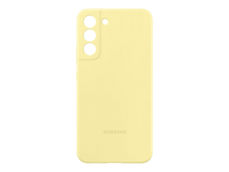 Samsung Silicone Cover - Mobilskydd till Samsung Galaxy S22 Plus, Gul