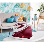Tefal GV9220E0 Strykstation Pro Express Protect, Röd/Vit