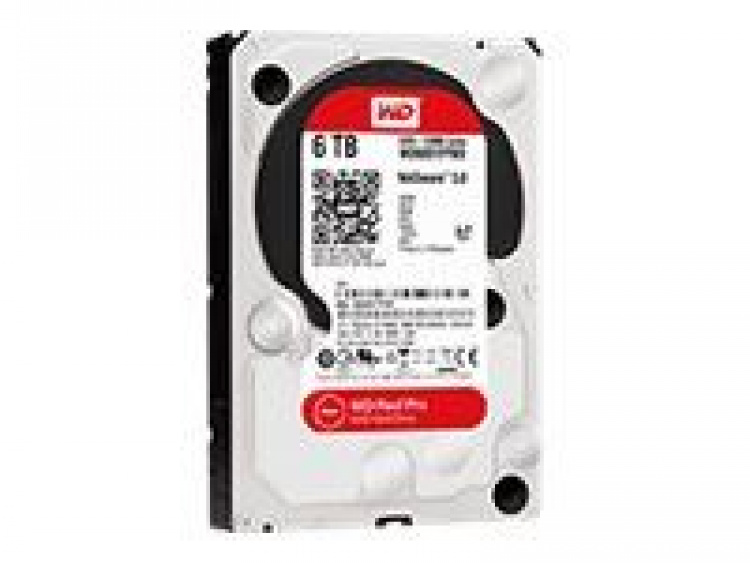 Western Digital SATA Hårddisk 6TB, Röd