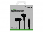 Belkin Soundform Headphones With Lightning Connector Black Belkin Soundform Headphones With Lightning Connector Black
