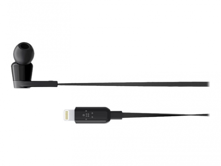 Belkin Soundform Headphones With Lightning Connector Black Belkin Soundform Headphones With Lightning Connector Black